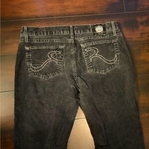 Rock & Republic Charcoal corduroy pants